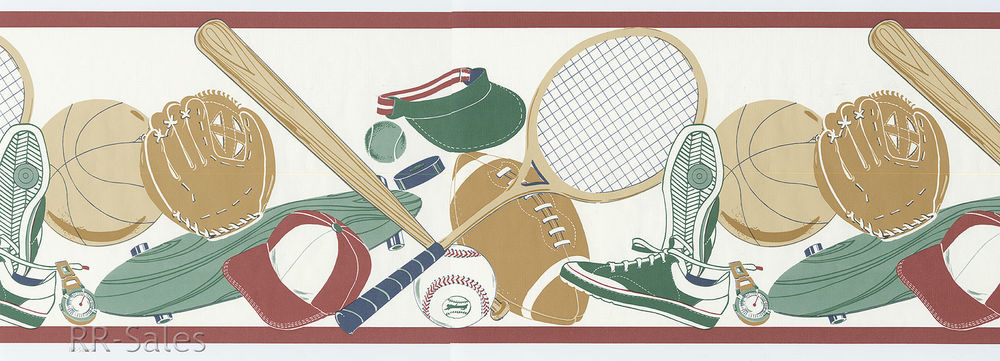  Basketball Balls Sports Boys Teen Room Wallpaper Wall Borders eBay
