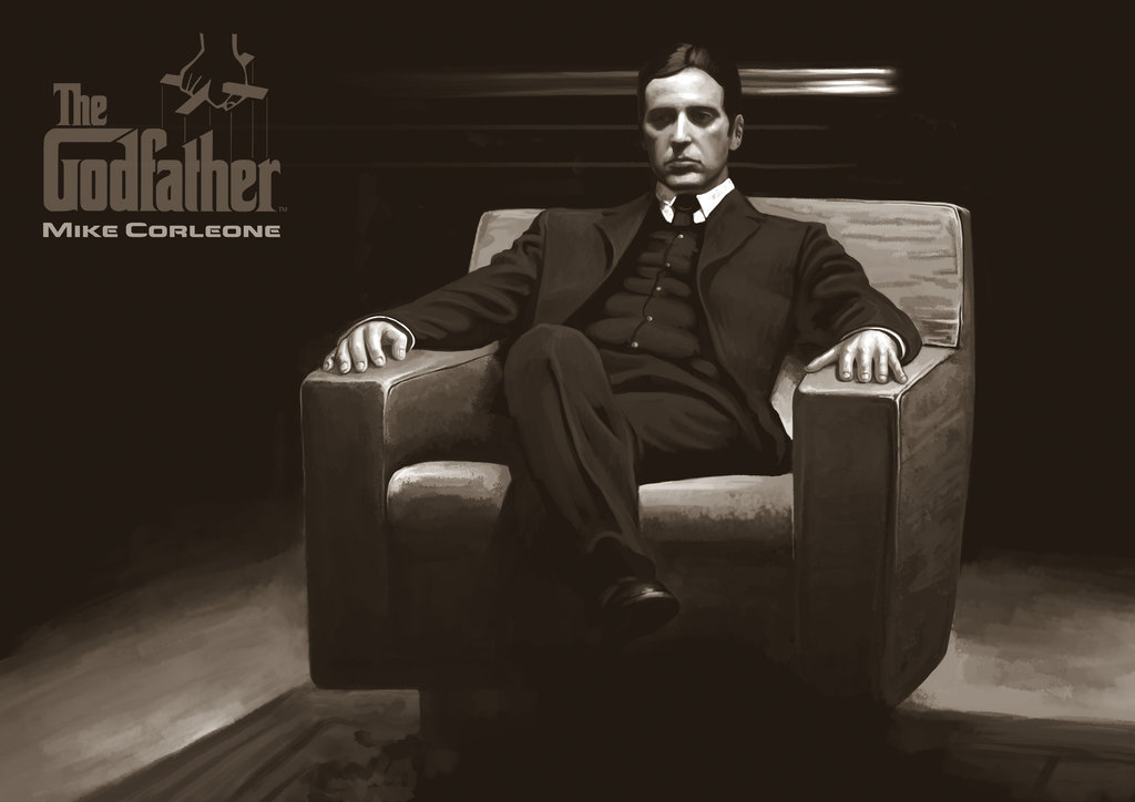 Michael Corleone Wallpaper Mike Bnw By