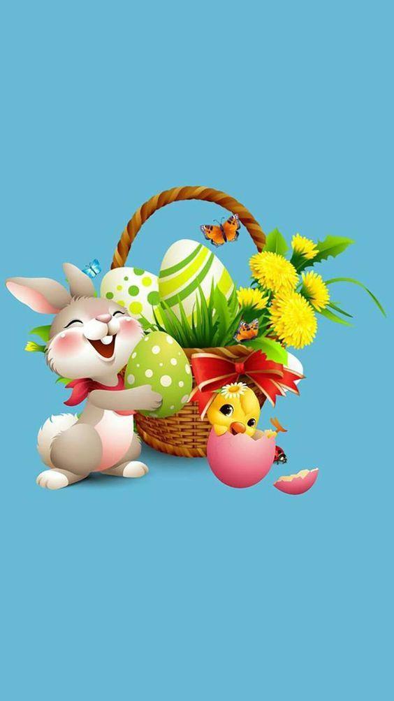 Cute Easter Wallpaper Background For iPhone Happy