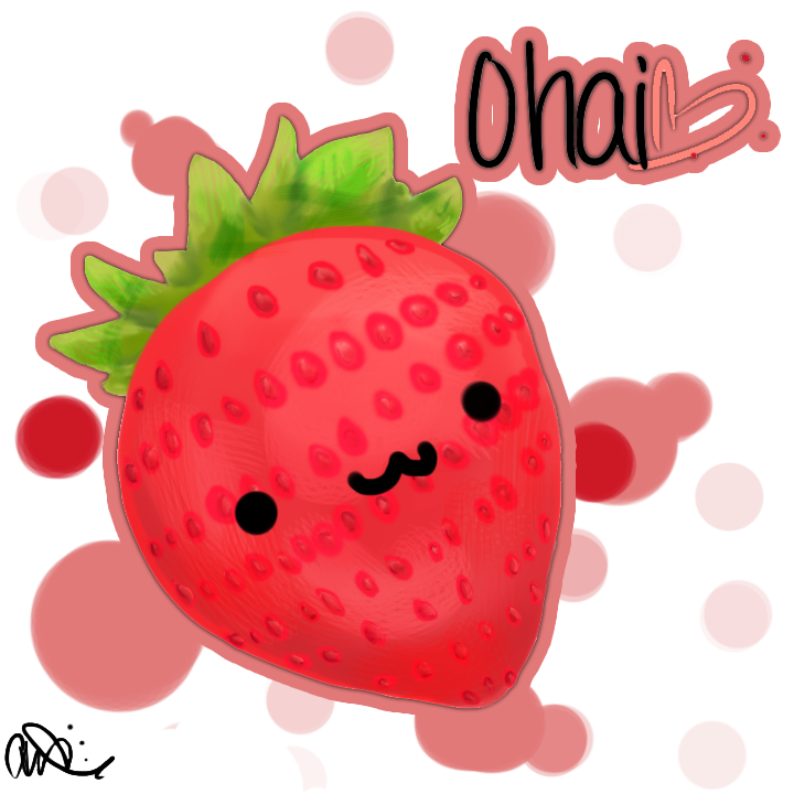 Kawaii Strawberry By Chibbur