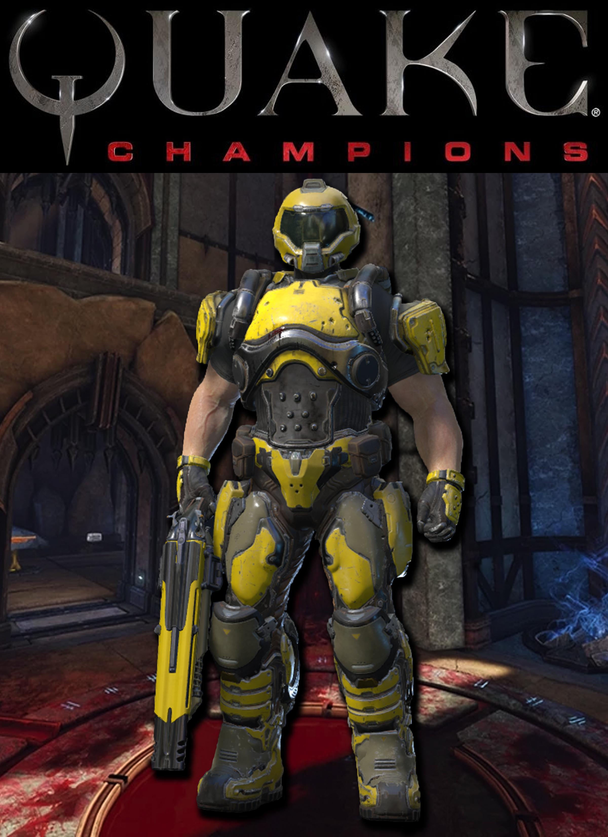 Quake Champions Super Bonk Doom Slayer Wallpaper By Superbonk123