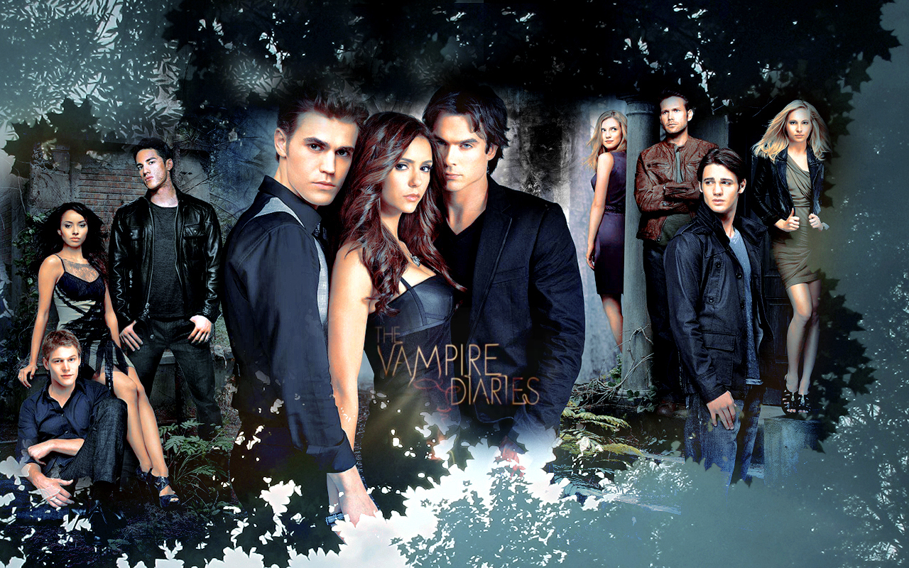 Tvd Cast The Vampire Diaries Actors Wallpaper