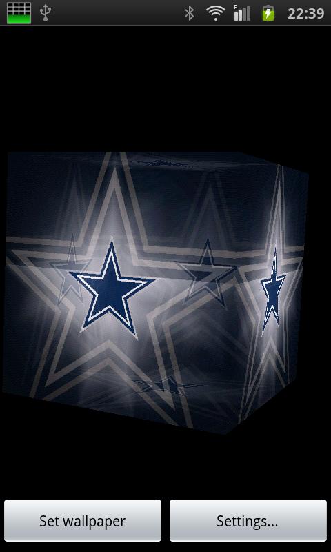Cowboys Logo Live Wall F 3d Dallas A Wallpaper