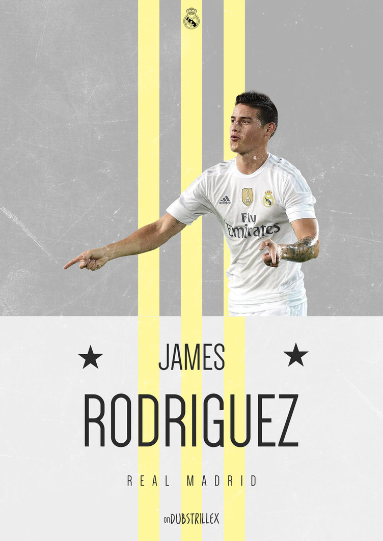 James Rodriguez Real Madrid Poster By Dubstrillex On