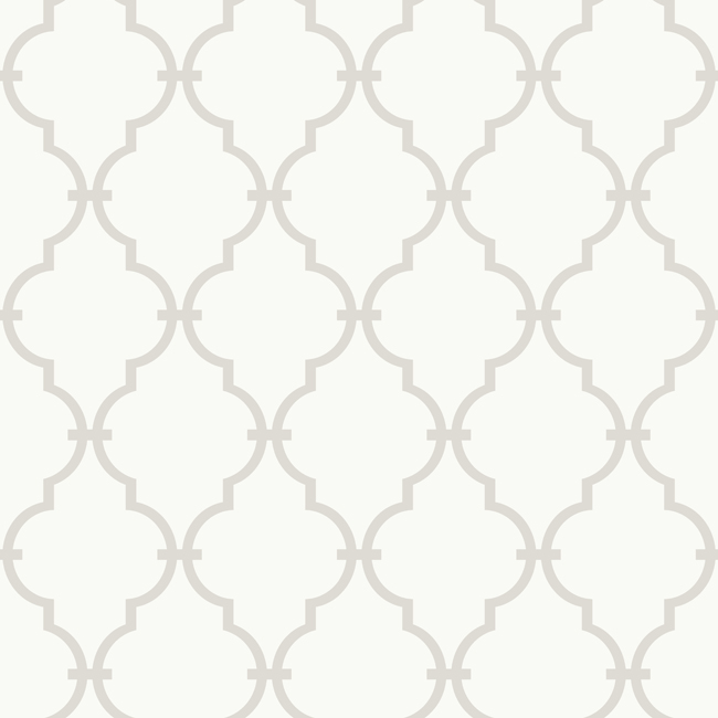  Rooms Sale Items On Sale Gray and White Modern Trellis Wallpaper