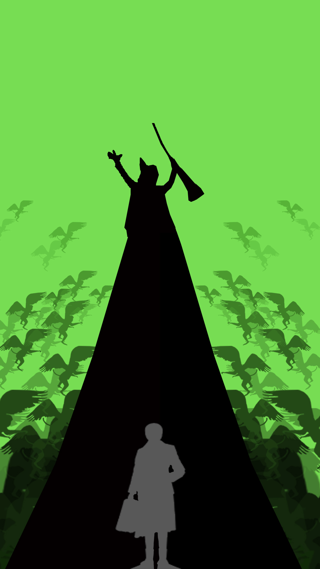 Wicked Broadway Musical iPhone Wallpaper