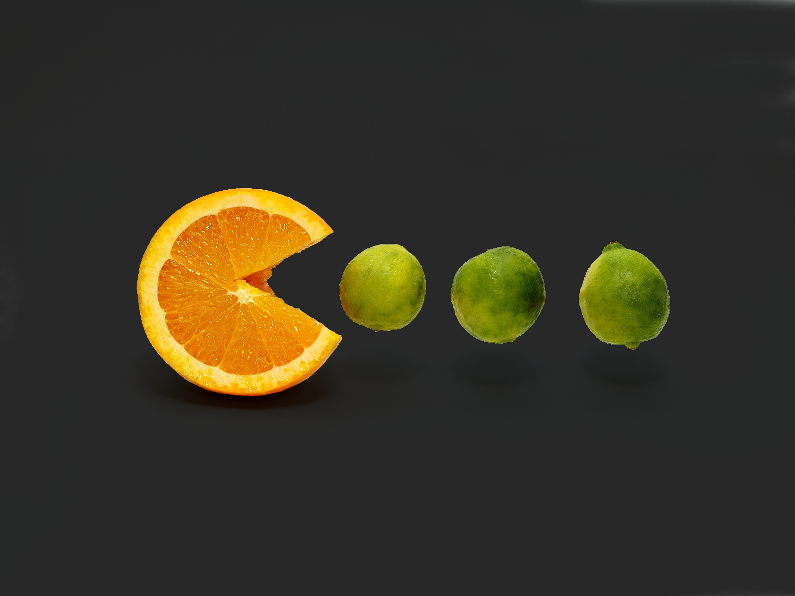 Fruits Pac Man HD Wallpaper Games