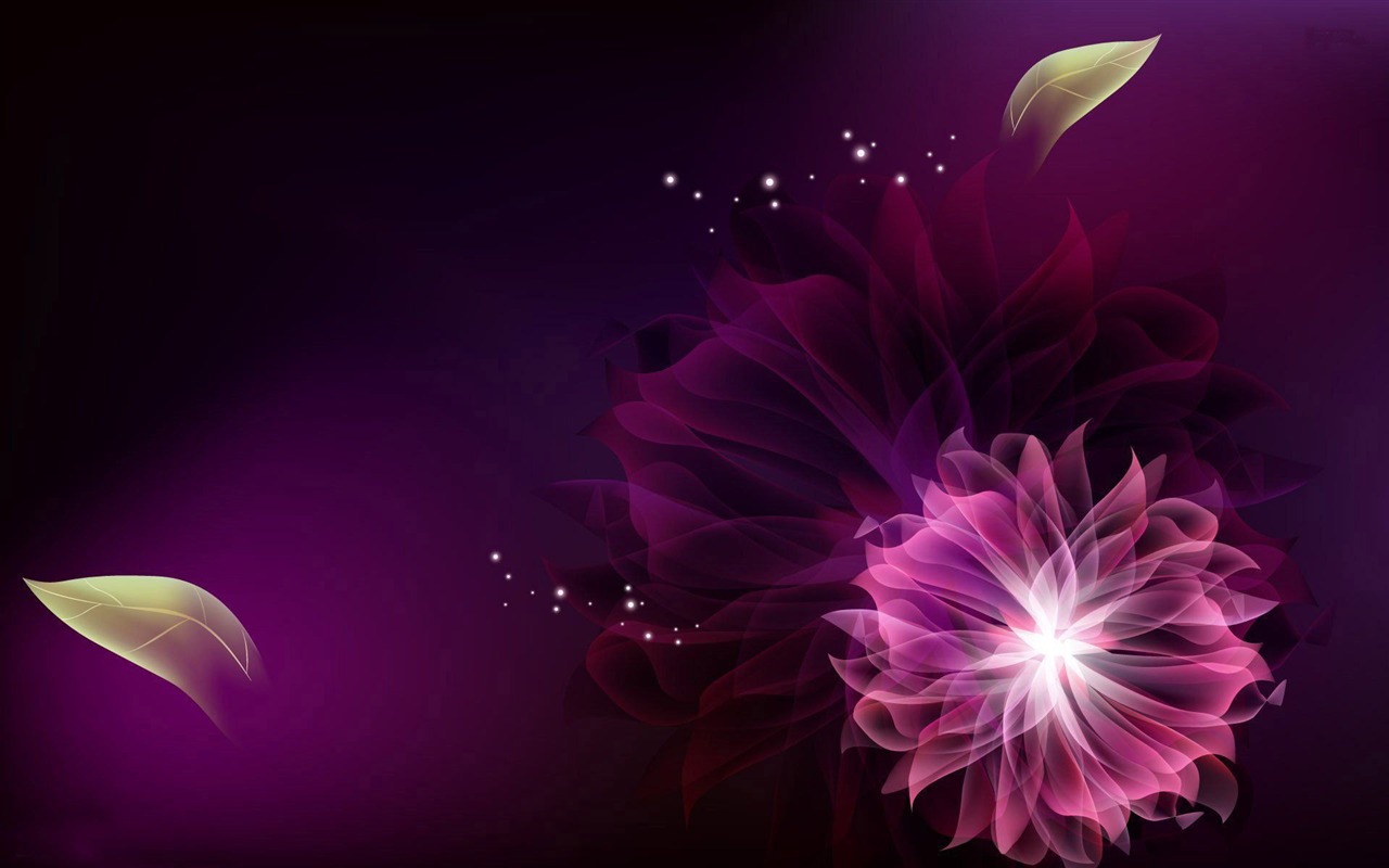 Purple Abstract Beautiful Flower Art Wallpaper Desktop HD