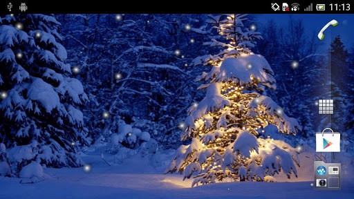 Bigger Christmas Tree Live Wallpaper For Android Screenshot