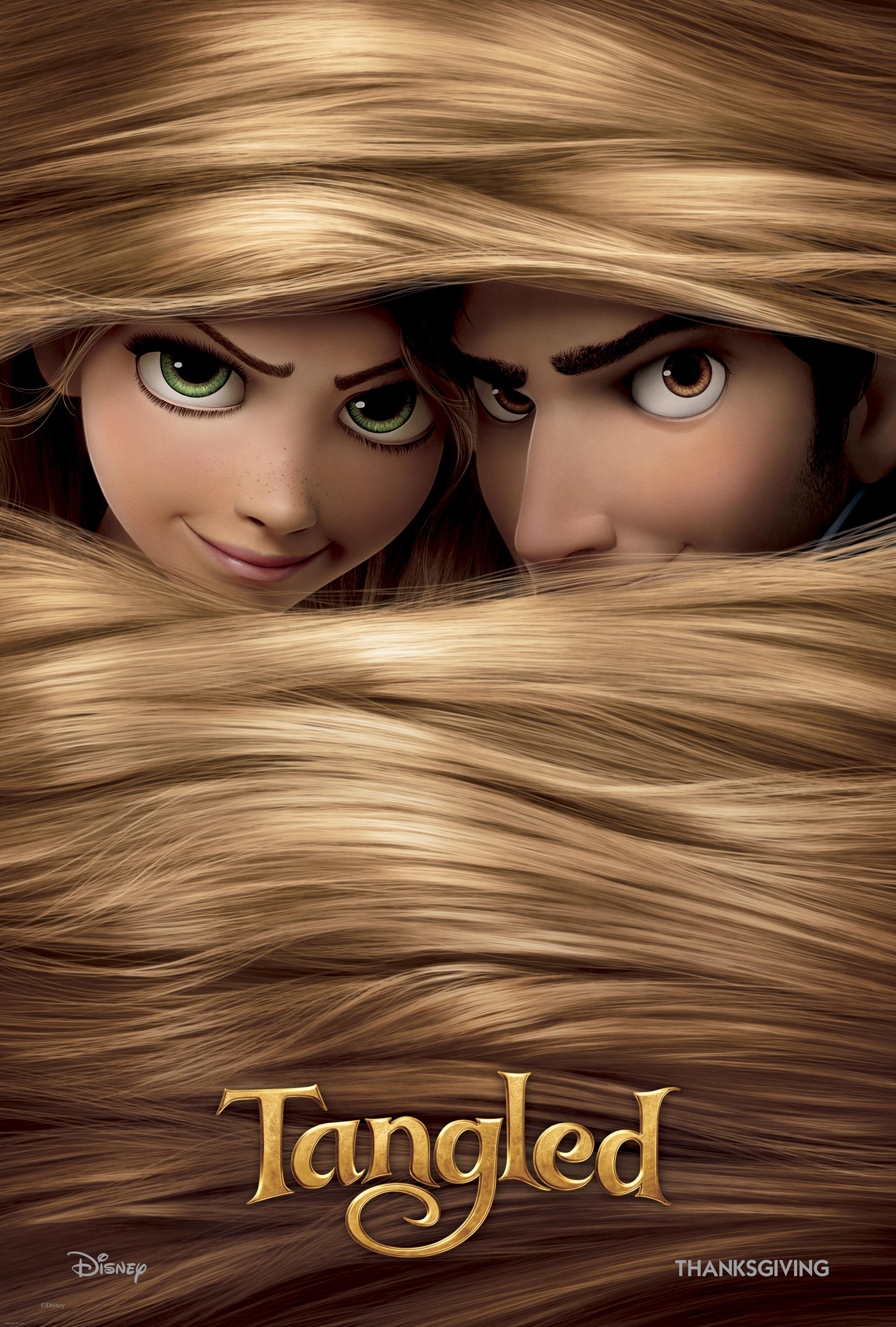 Disney S Tangled Movie Poster Desktop Wallpaper