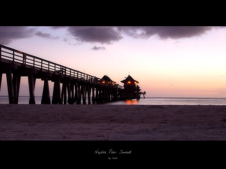Naples Pier Sunset Wallpaper By The Toad Deviantart On