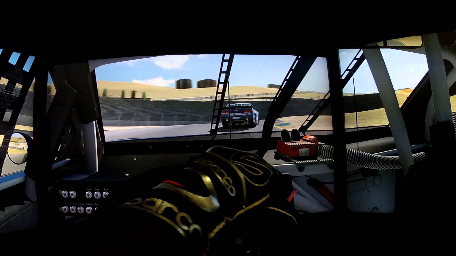 Iracing Nascar Gen Ford Fusion Vs Chevy Ss Sonoma Gopro Triple