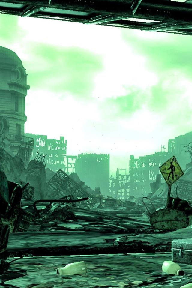 Fallout Dystopia Artwork Game Mobile Resolutions