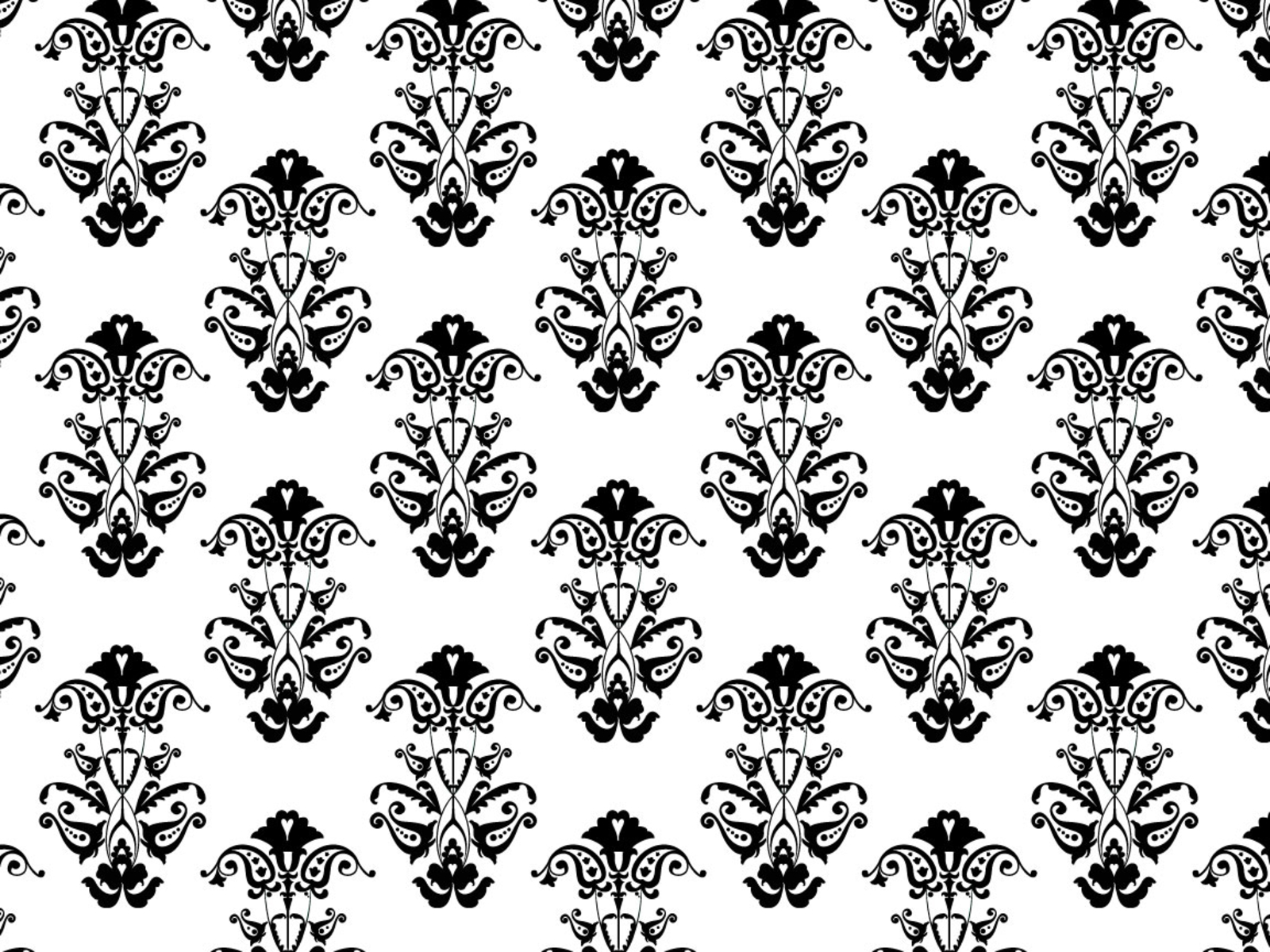 Premium Vector  Black damask wallpaper victorian style elegant vintage  ornament in monochrome colors seamless pattern