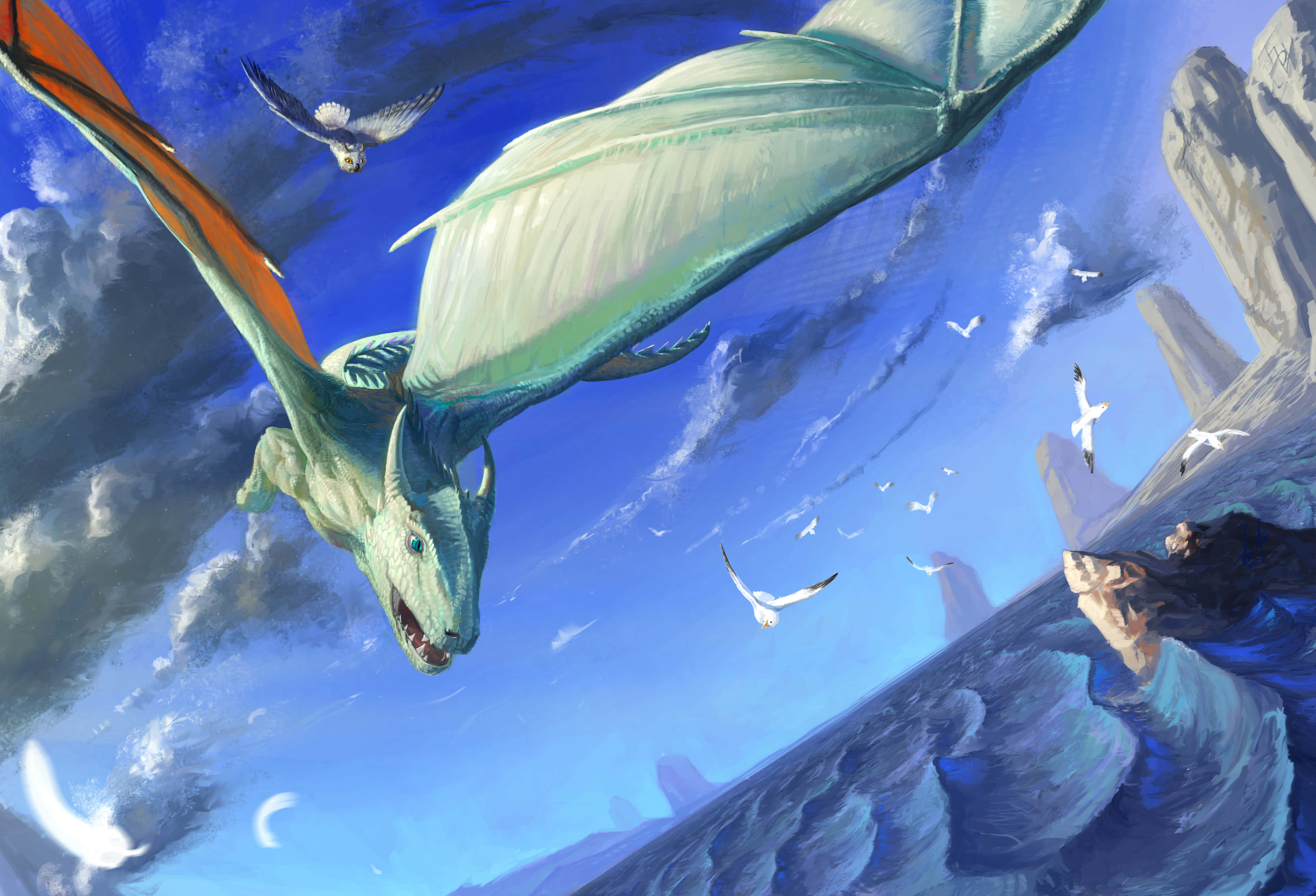 Mythical Dragon Wallpaper