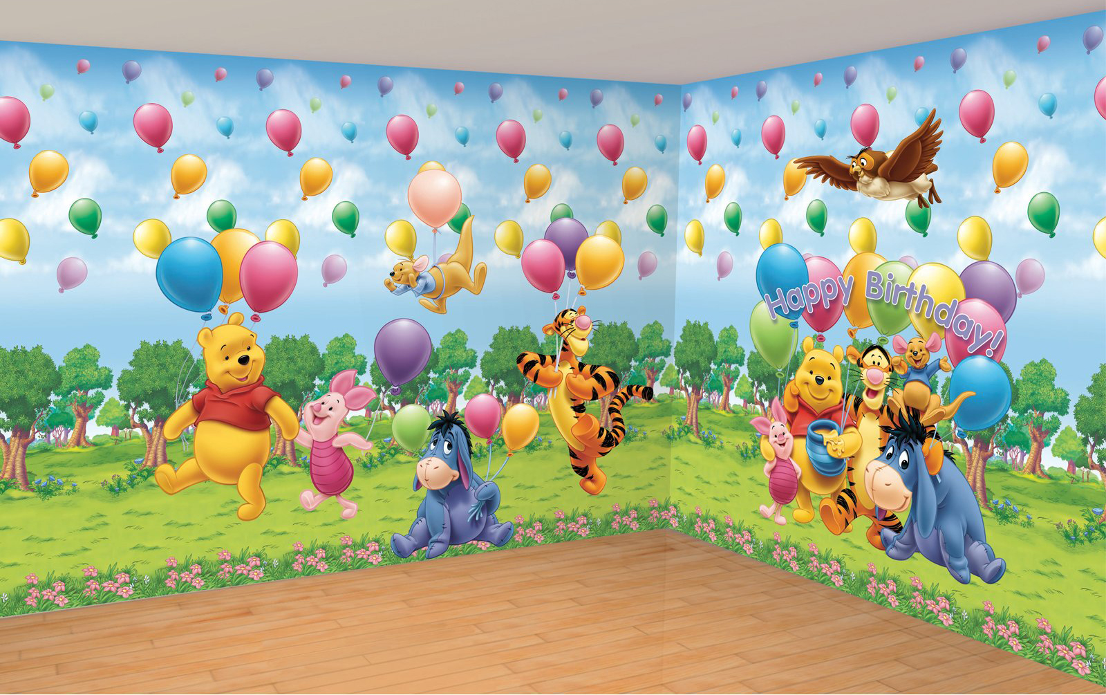 Winnie the Pooh Wallpaper Borderjpg