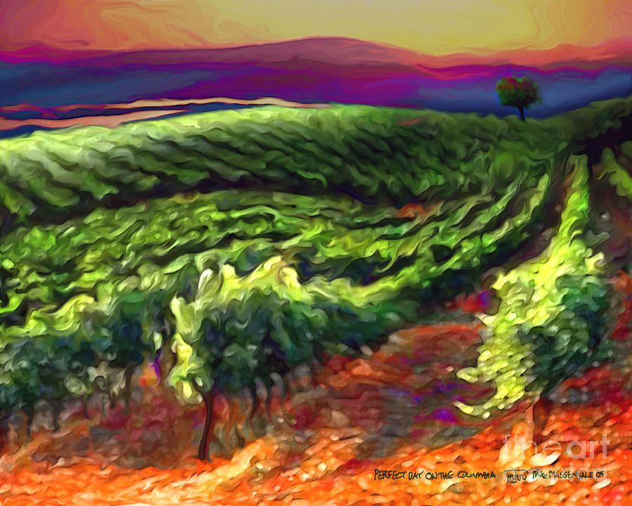 Wine Country Painting Fine Art Print