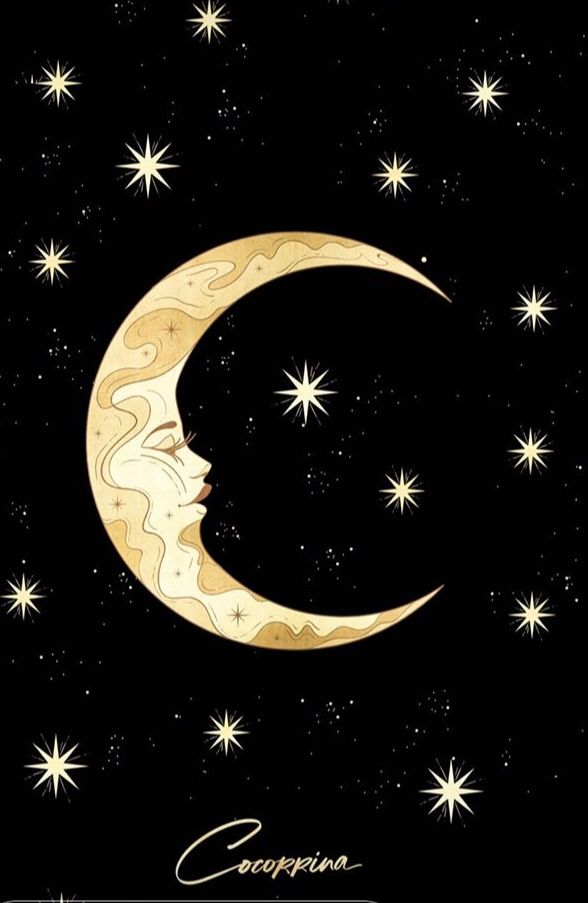 Ailyn On Cocorrina Celestial Art Moon Illustration