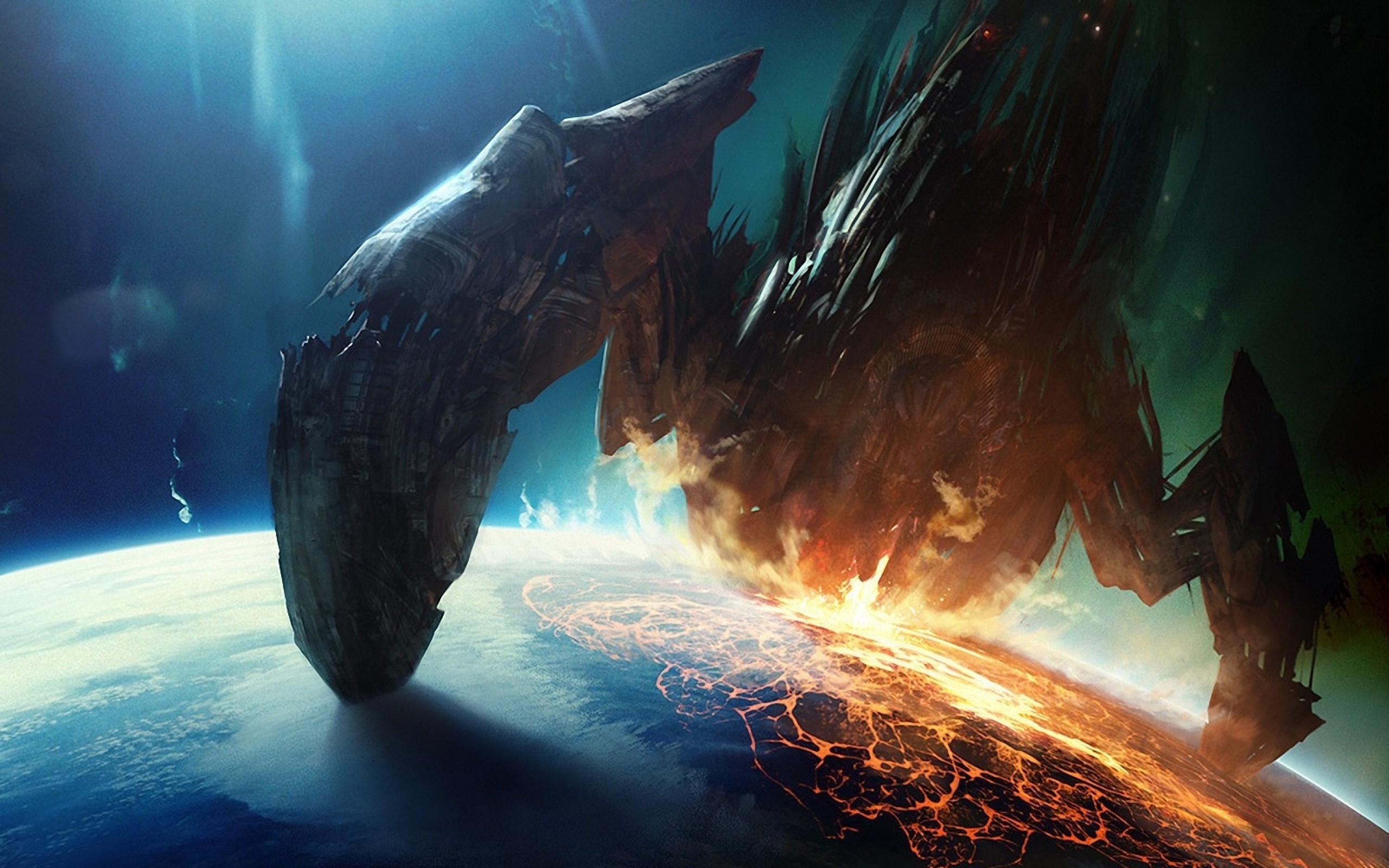 Space Earth Mass Effect Leviathan Wallpaper High Resolution