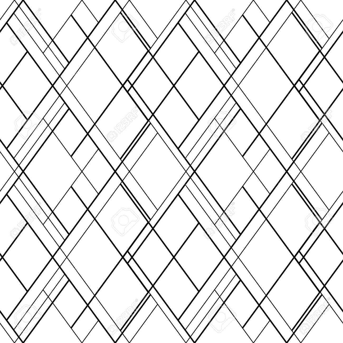 Cross Lines Vector Seamless Pattern Hatch Background