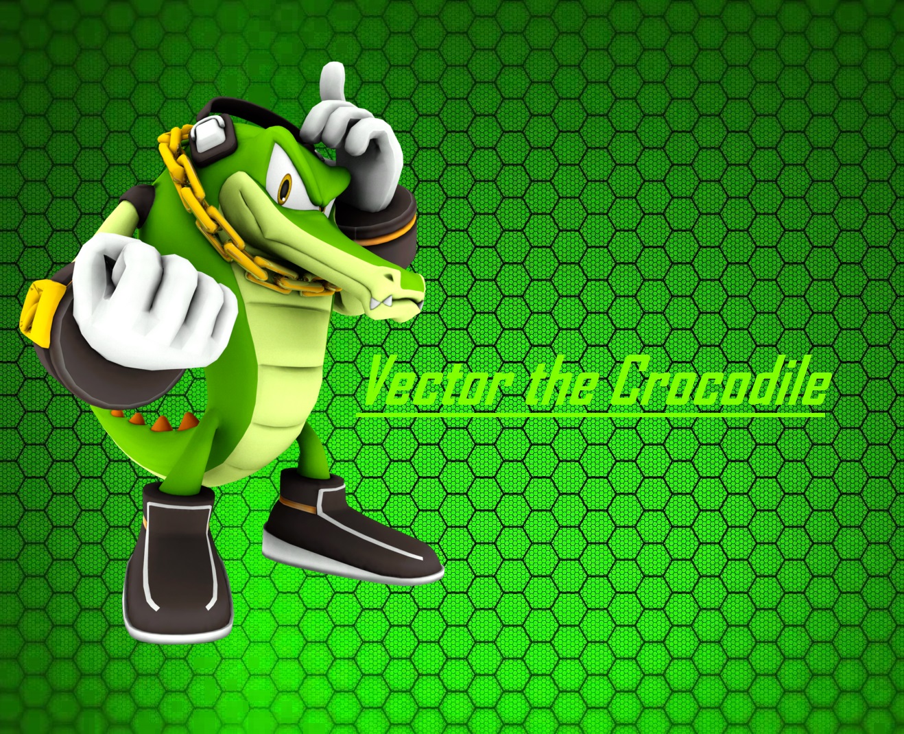 Vector The Crocodile Wallpaper By Knuxy7789