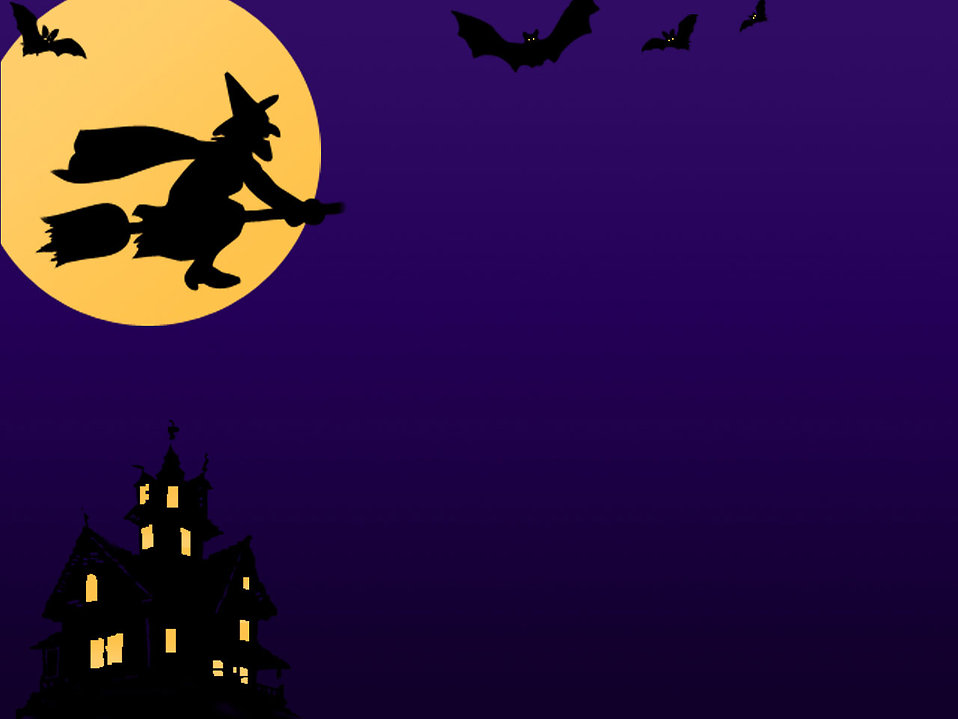 Witch Free Stock Photo A Halloween background with a witch bats