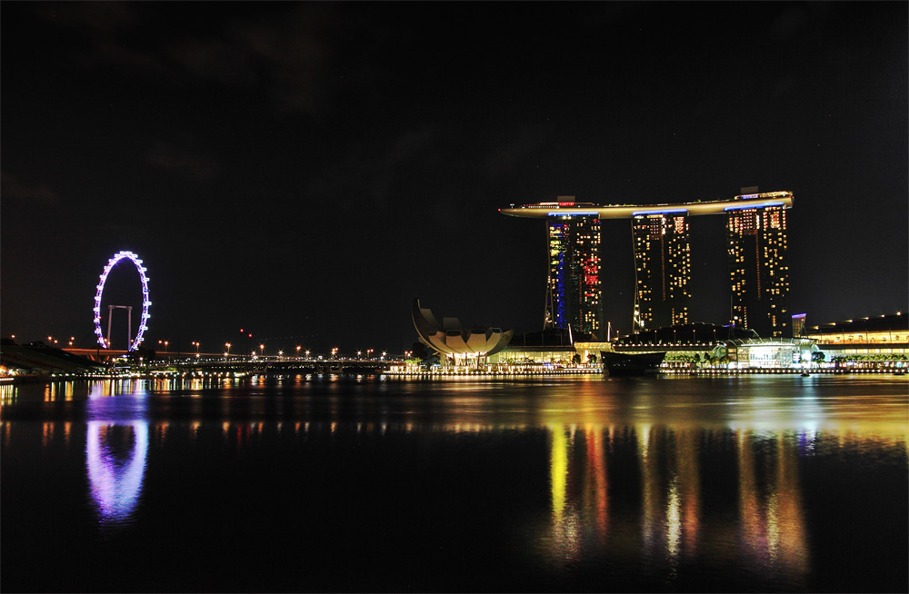 Singapore Flyer Marina Bay Sands Wallpaper Travel HD