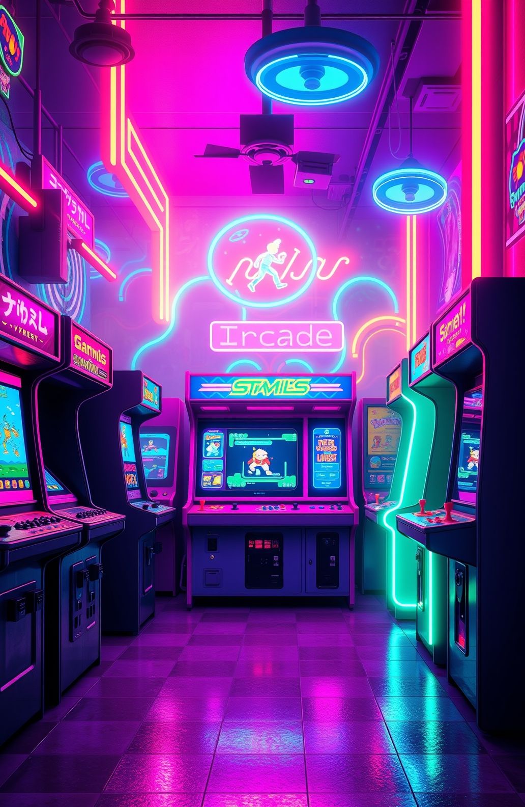 Classic Arcade Wallpaper
