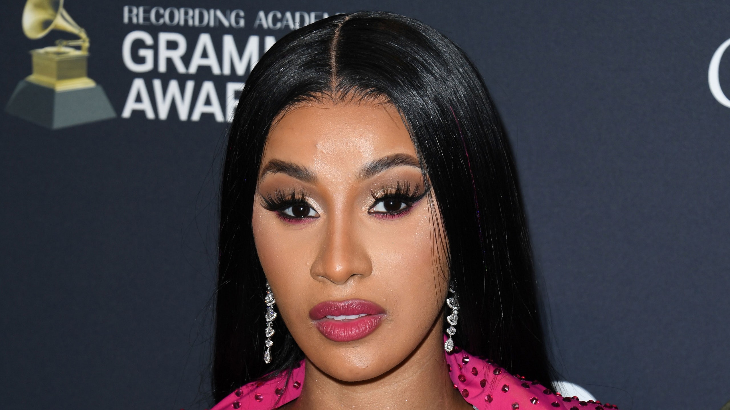 Cardi B Debuted An Ultra Long Reebok Themed Manicure Amid Her