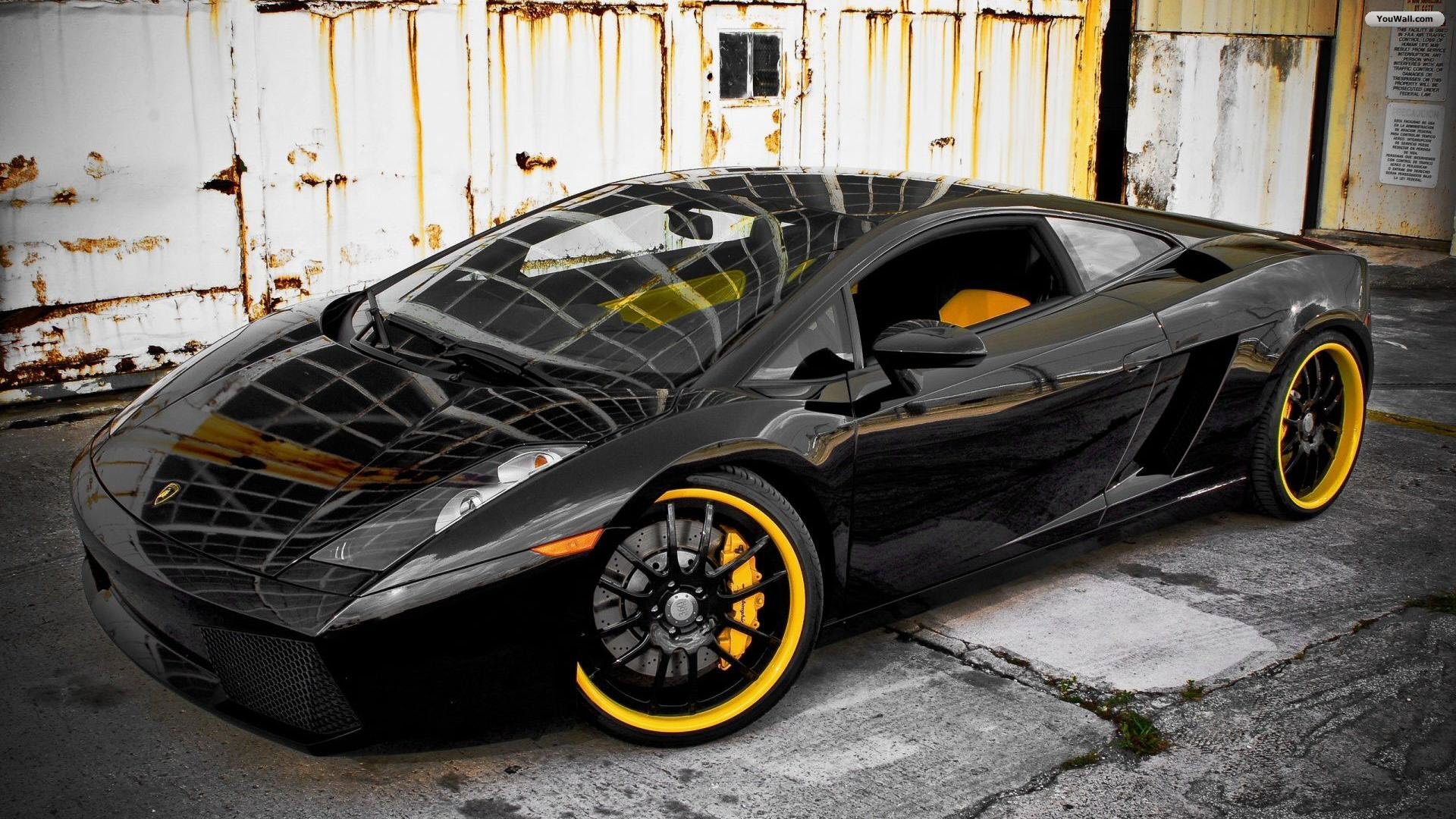 Wallpaper Lamborghini Black