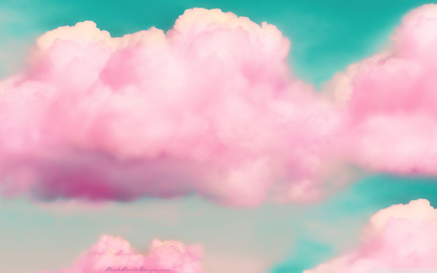 Aesthetic Pink Desktop Wallpaper On