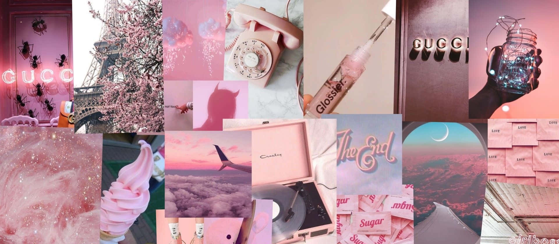 Aesthetic Collage Desktop Wallpaper