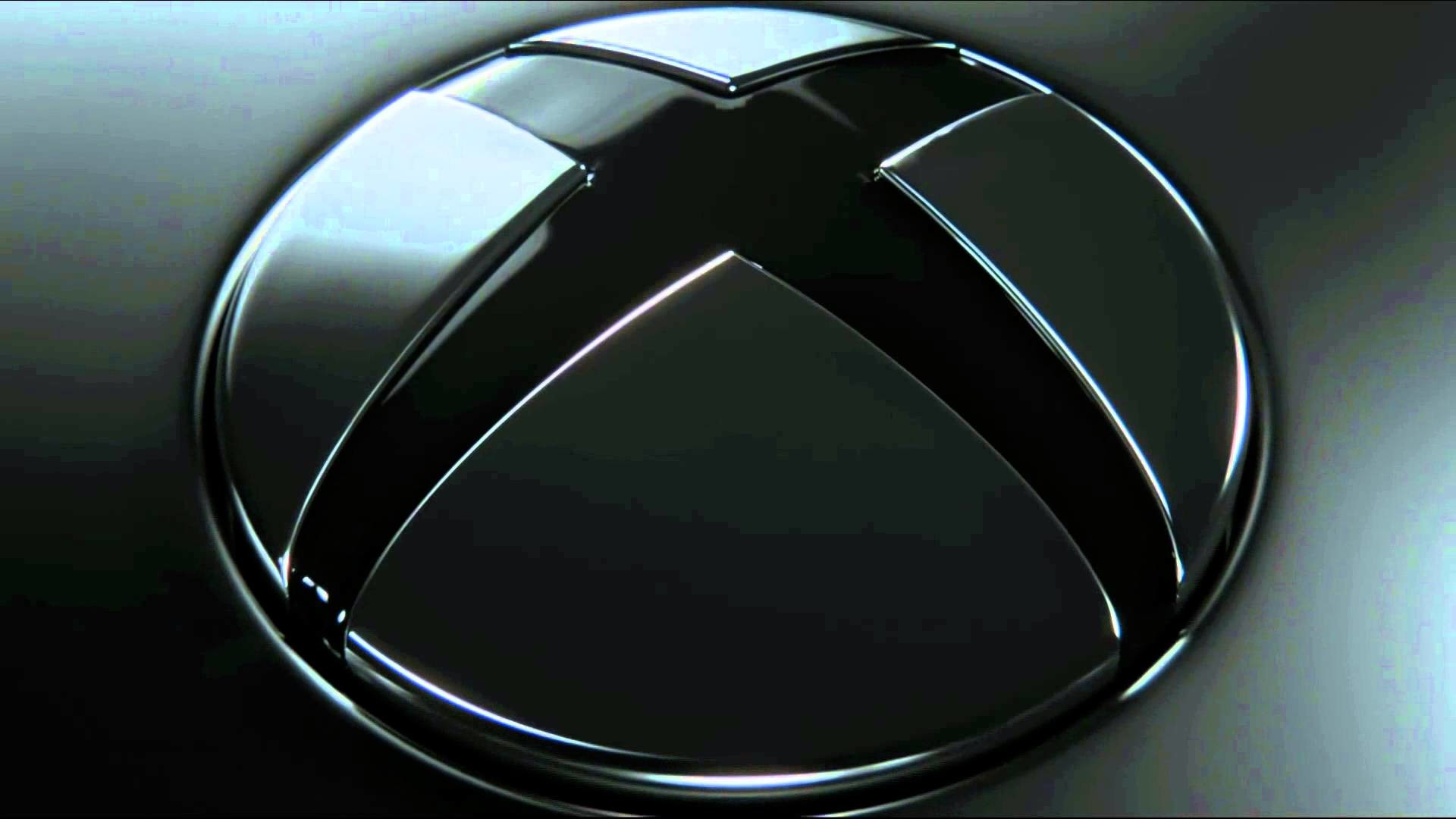 Sleek, metallic Xbox logo on a dark background
