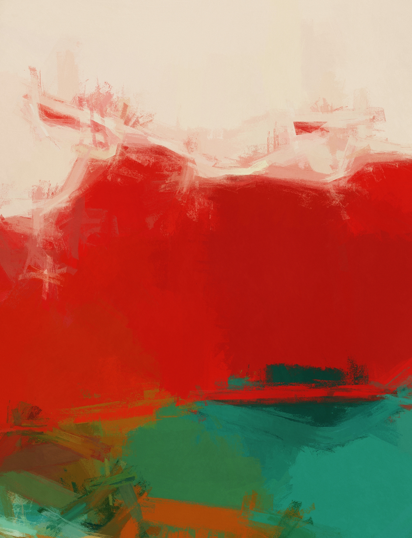 Abstract Landscape Wallpaper