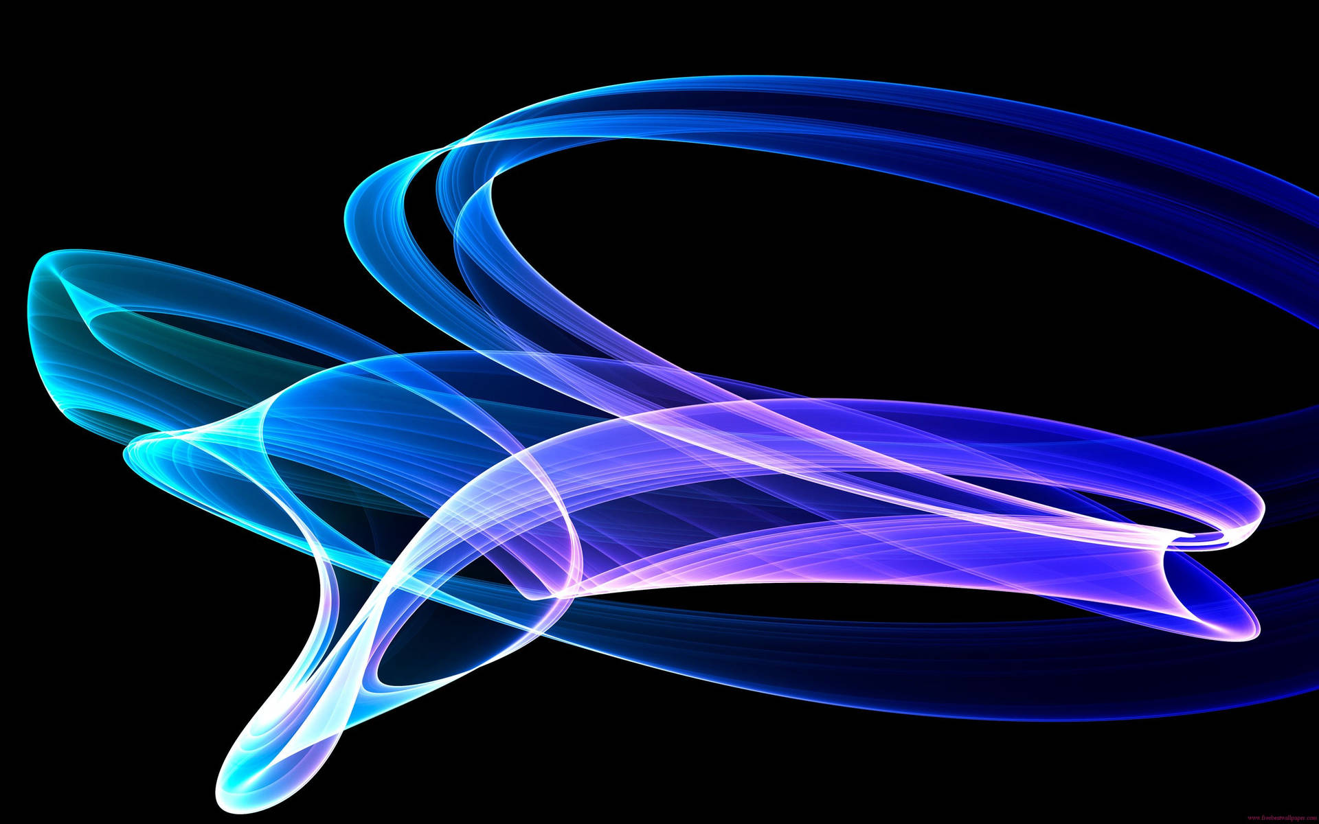 Neon Blue Aesthetic Wallpaper