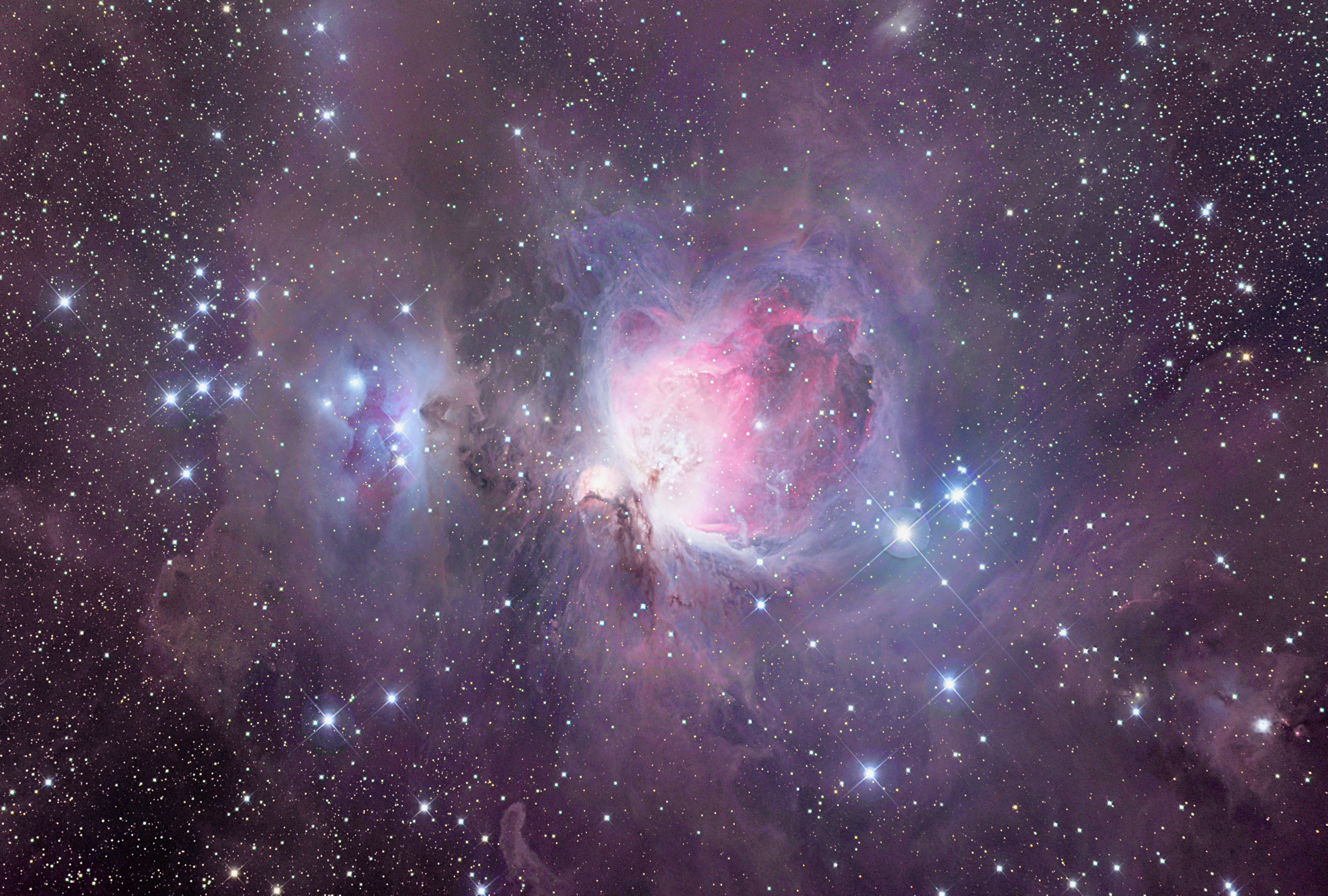 Orion Nebula Plex Wide Angle Crop