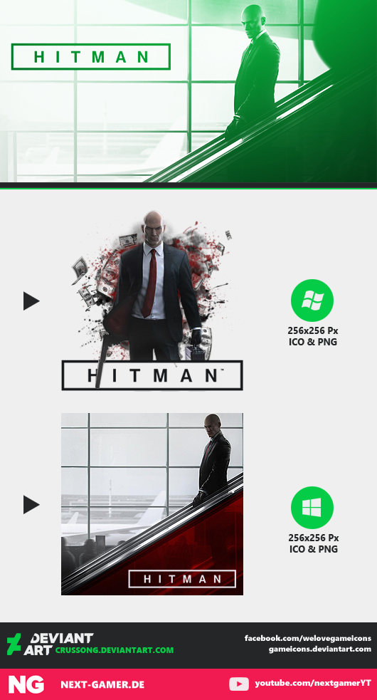 Hitman Icon By Crussong