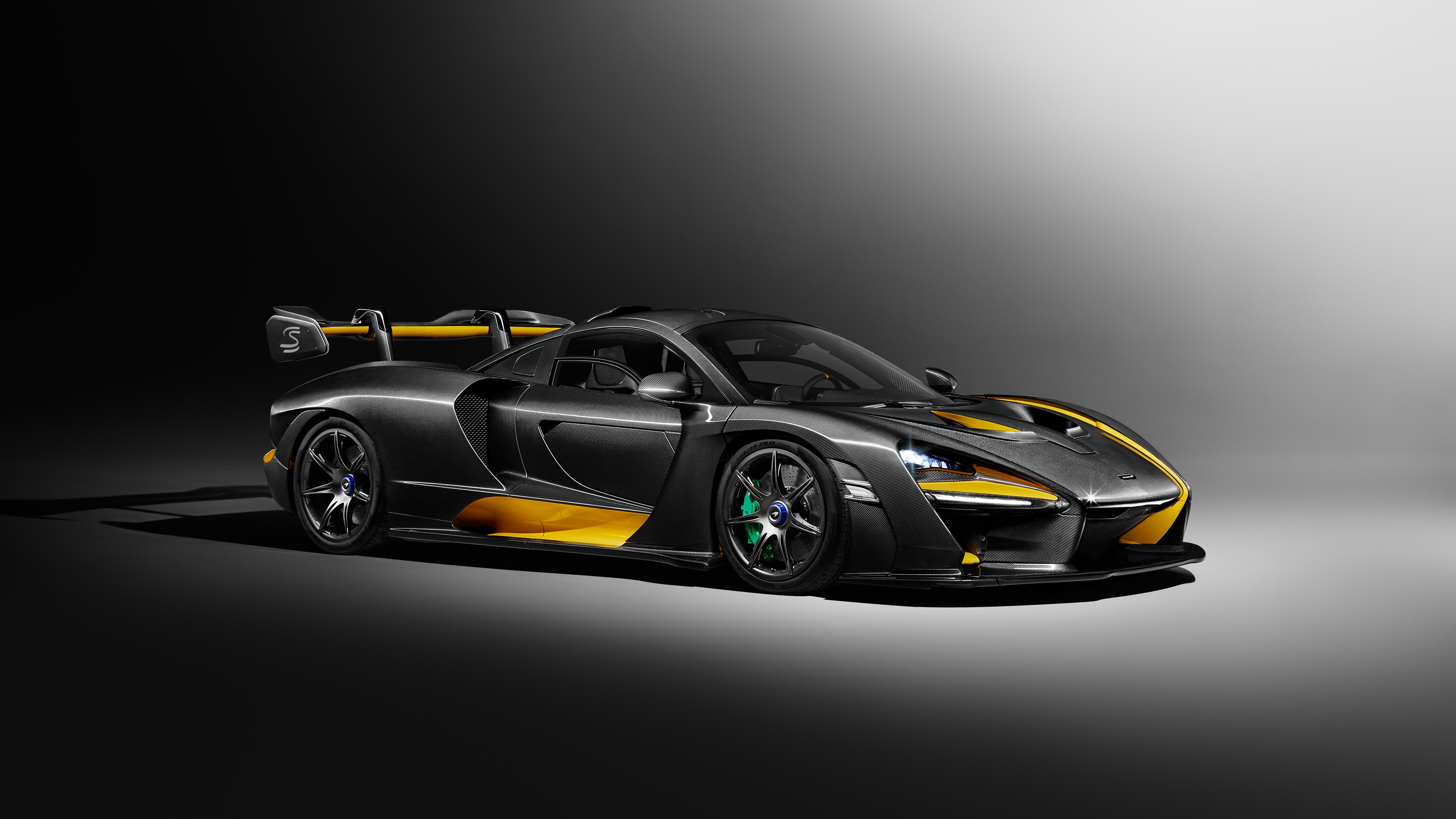  McLaren Senna Carbon Theme by MSO 5K Wallpaper HD Car