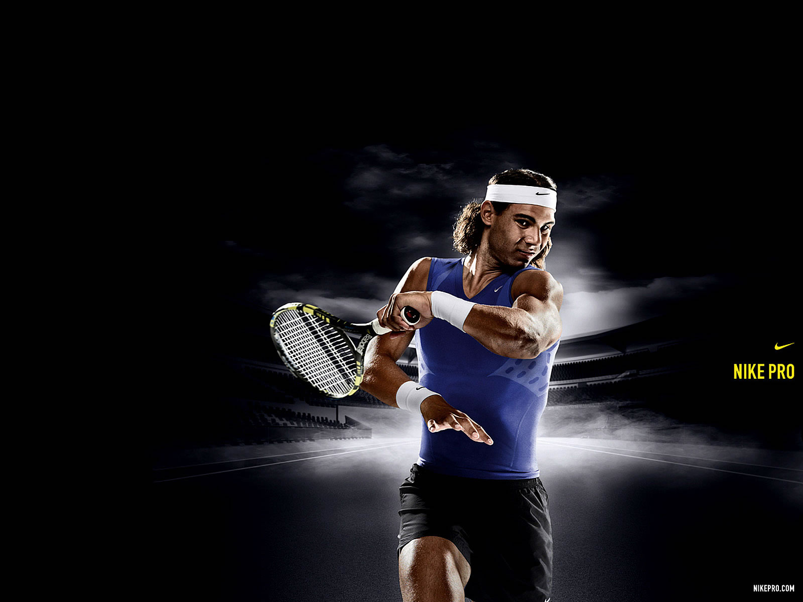 Rafael Nadal Nikepro Wallpaper Sports Image Featuring