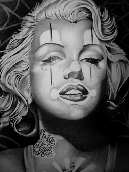 Thug Marilyn Monroe Wallpaper Gangster Payasa