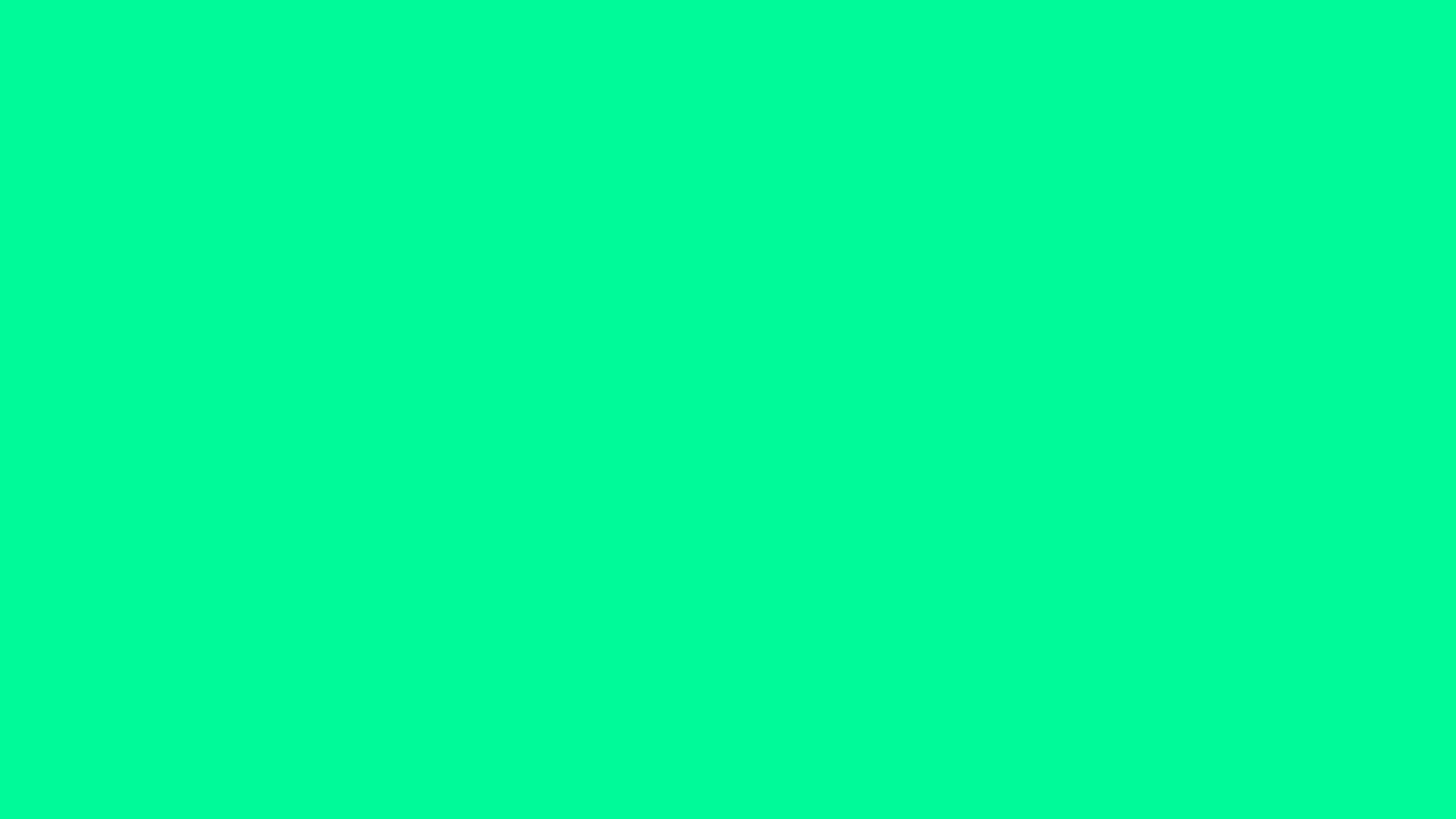 5120x2880 Medium Spring Green Solid Color Background