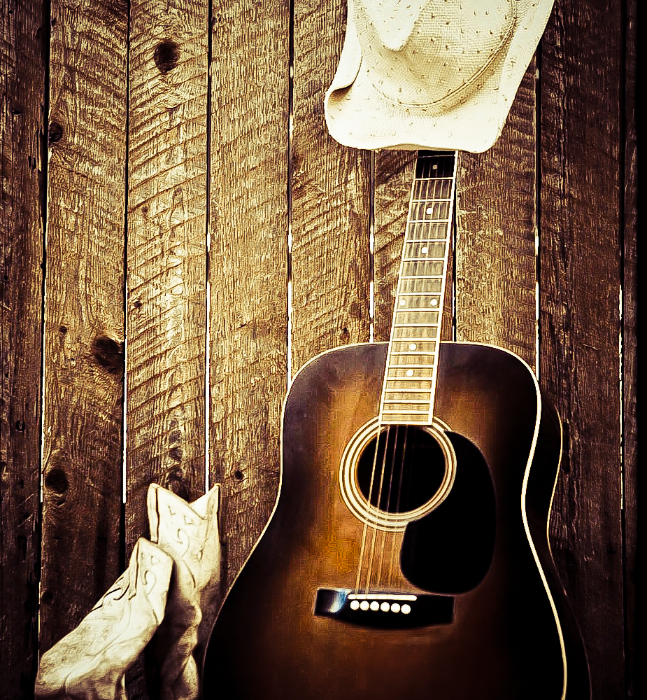 Displaying Image For Country Music Guitar