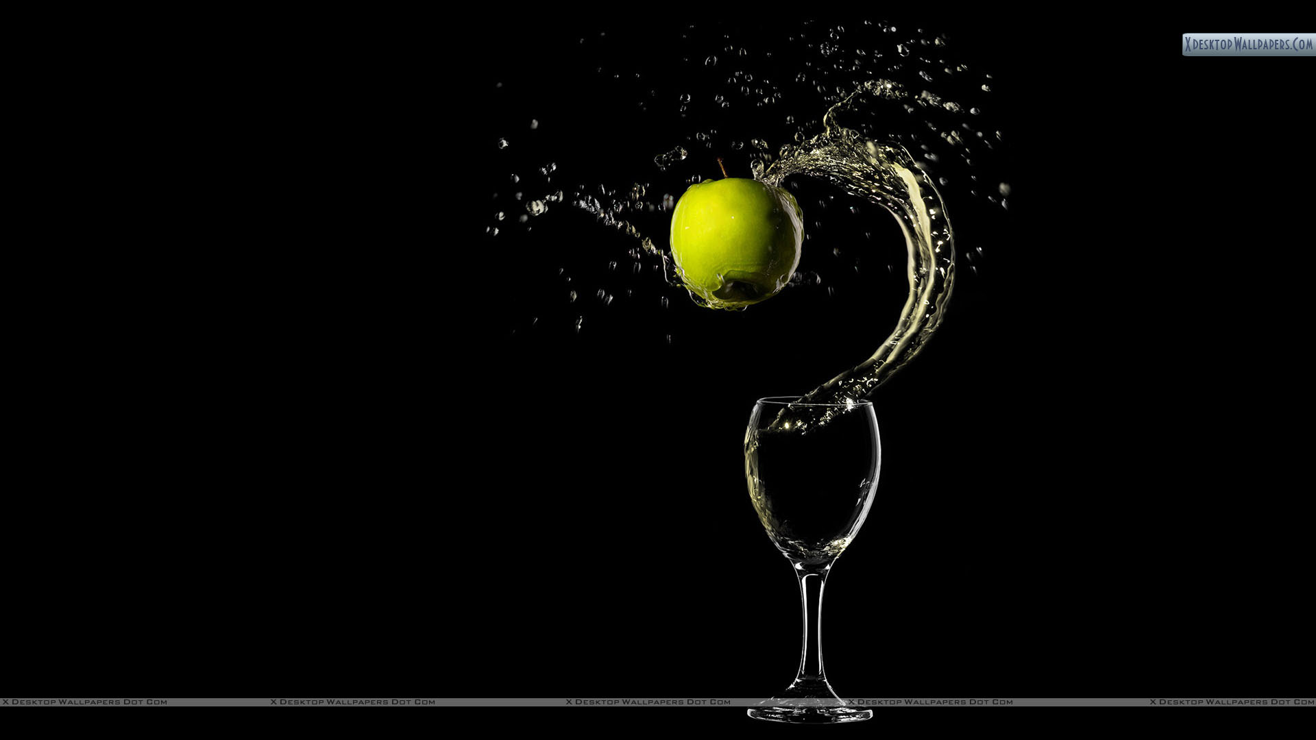 Wine Glass With Fruit Wallpaper 1920x1080