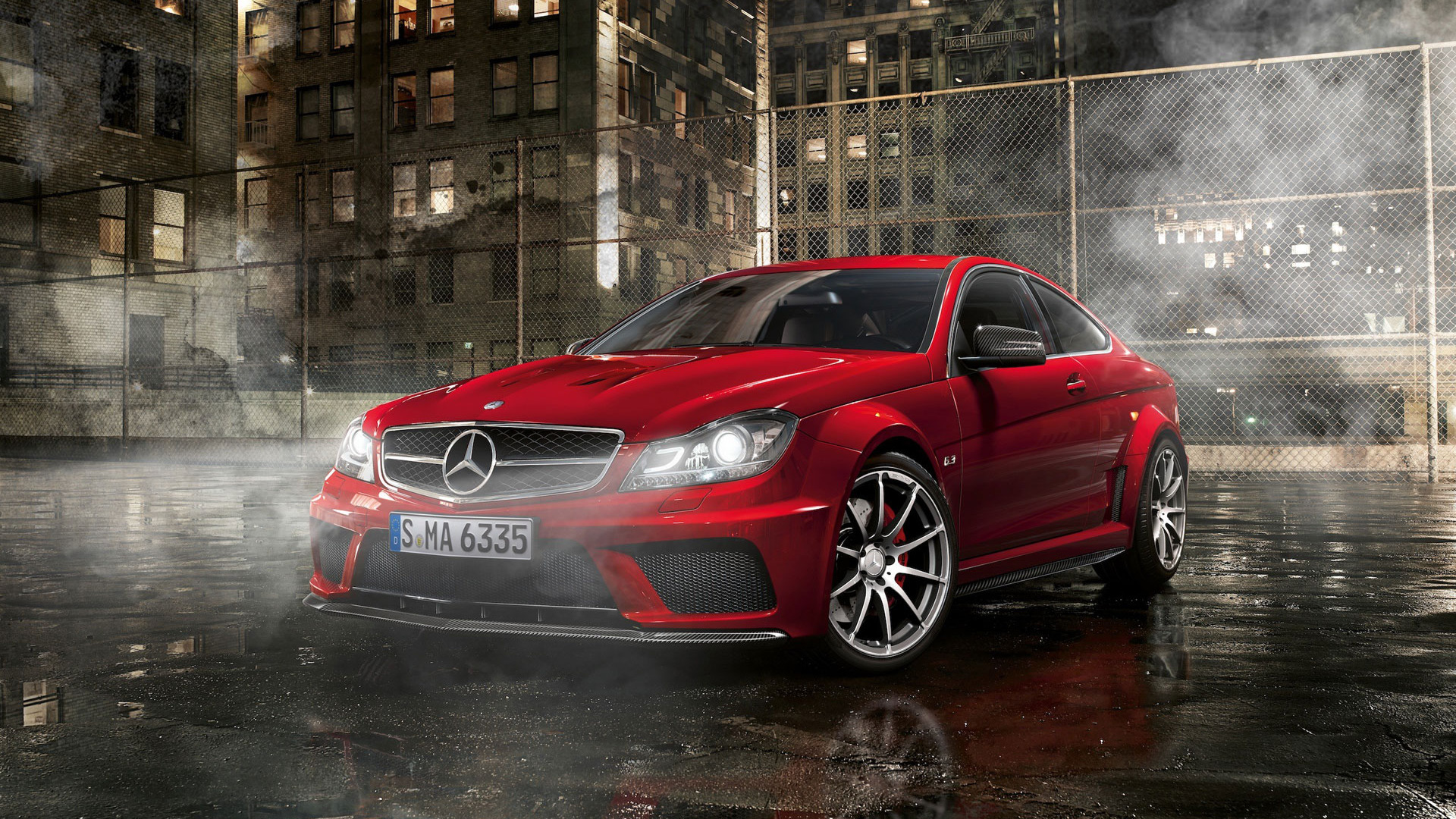  Download Red Mercedes Benz C63 Amg Desktop Wallpaper HD Wide by 