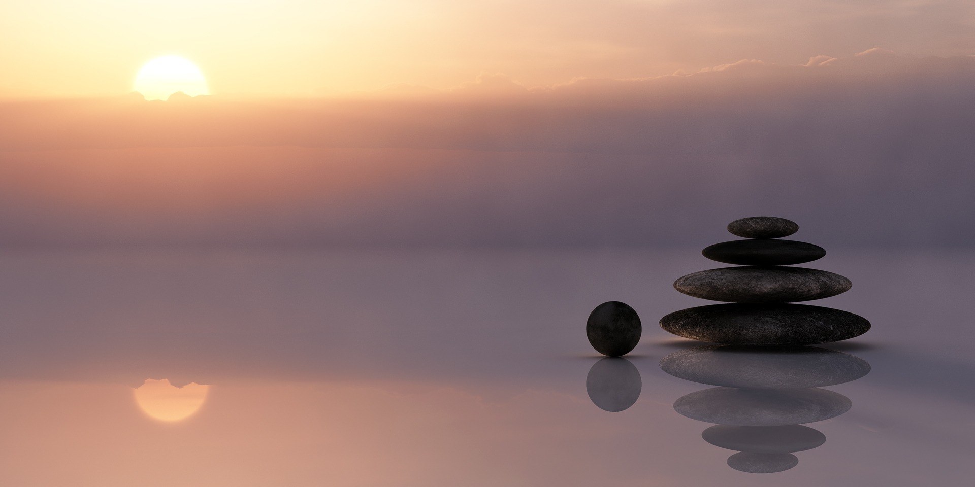 Balance Meditation Meditate Silent Rest Sky Sun Wallpaper