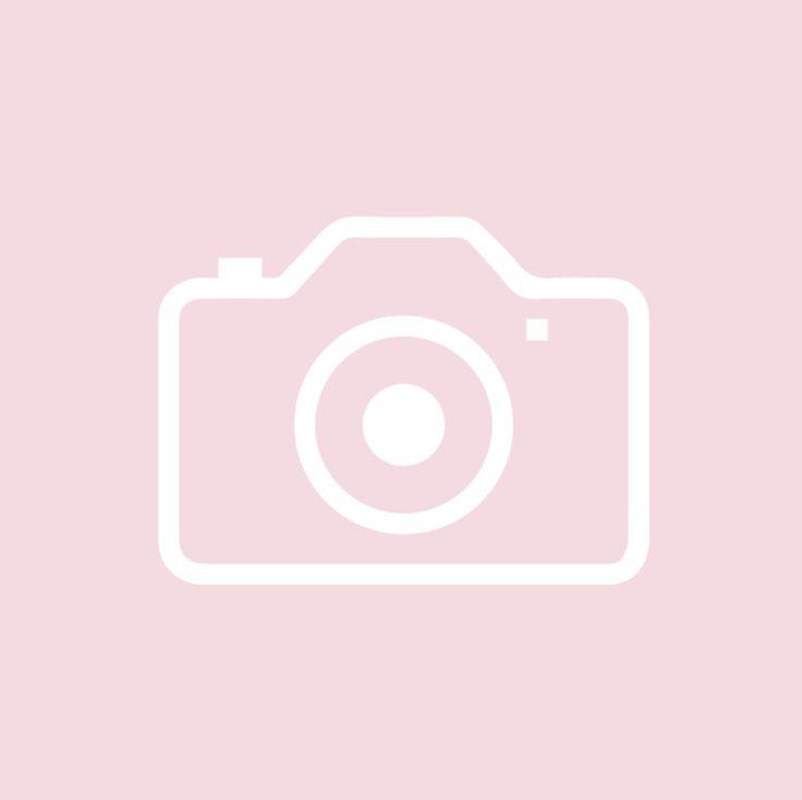 Camera Icon App iPhone Photo Pink Wallpaper Pastel