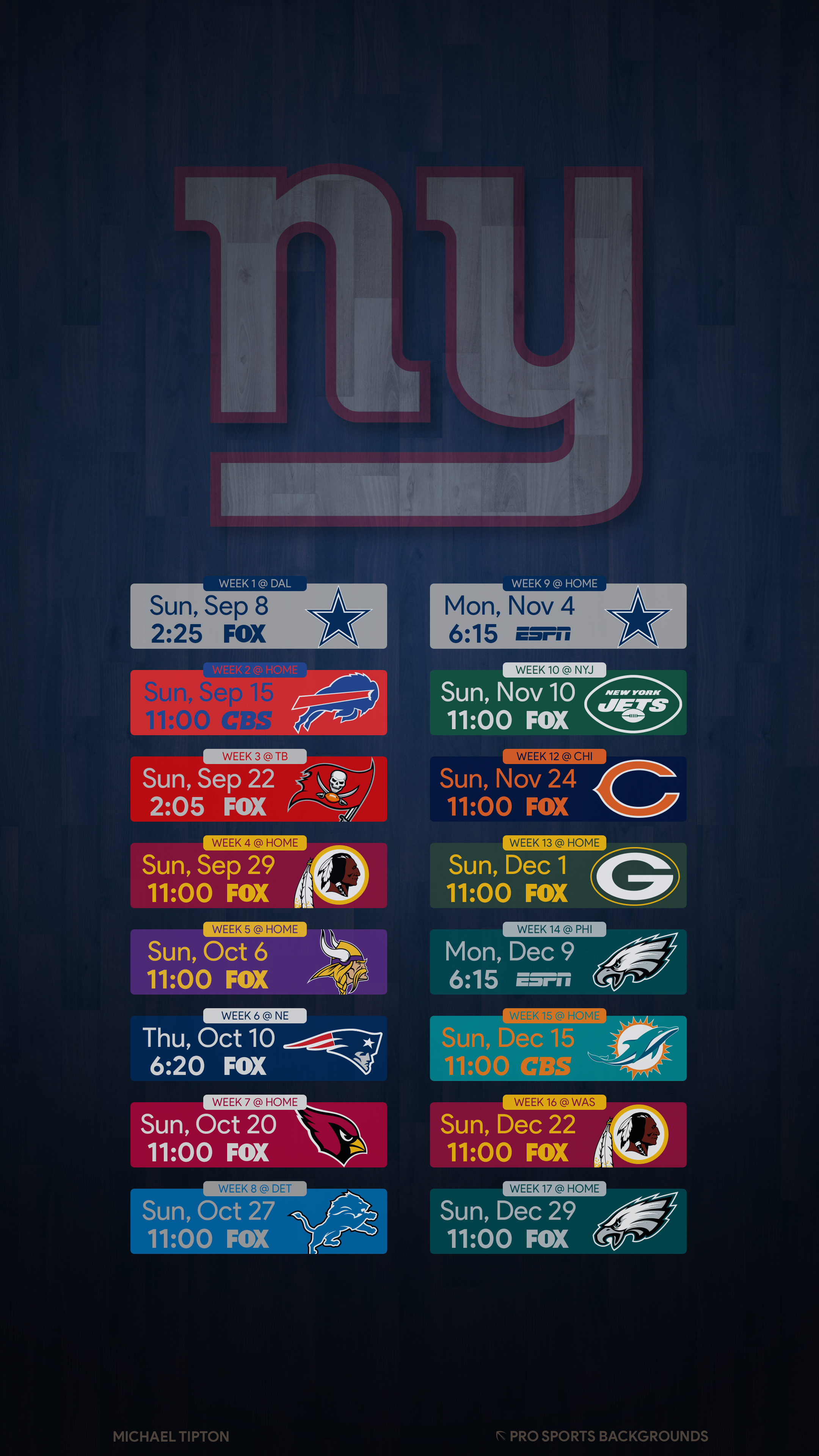 New York Giants Wallpaper Pro Sports Background