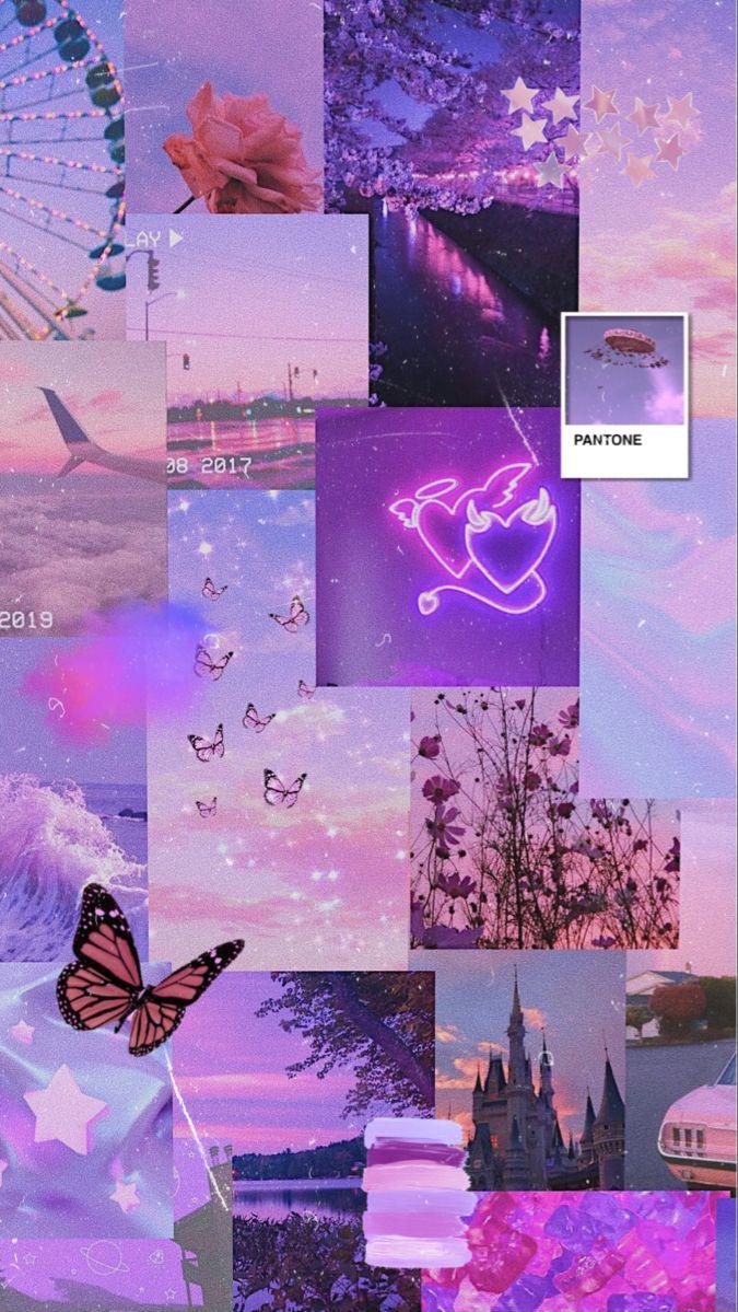 Pink and purple aesthetic wallpaper Fondos de pantalla de iphone