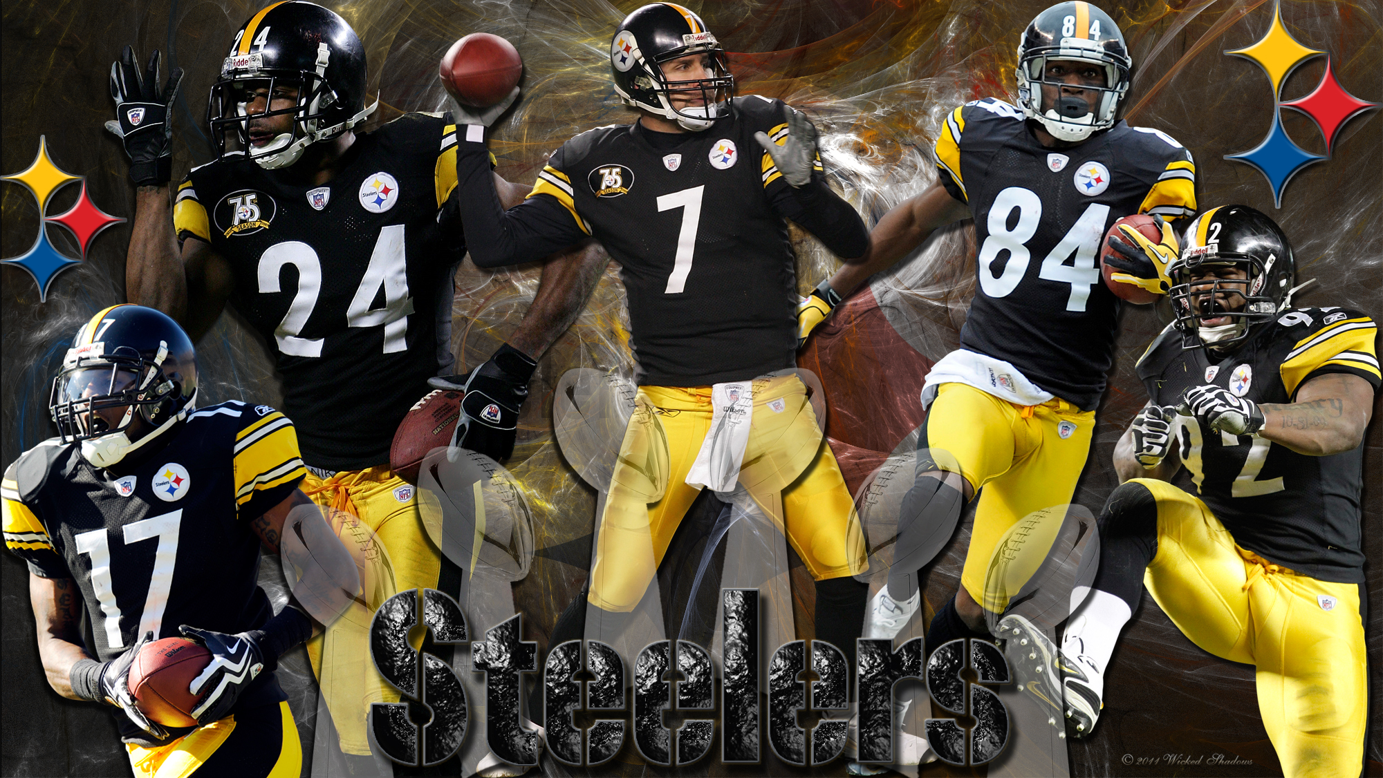 Wallpapers By Wicked Shadows Pittsburgh Steelers Team Wallpaper