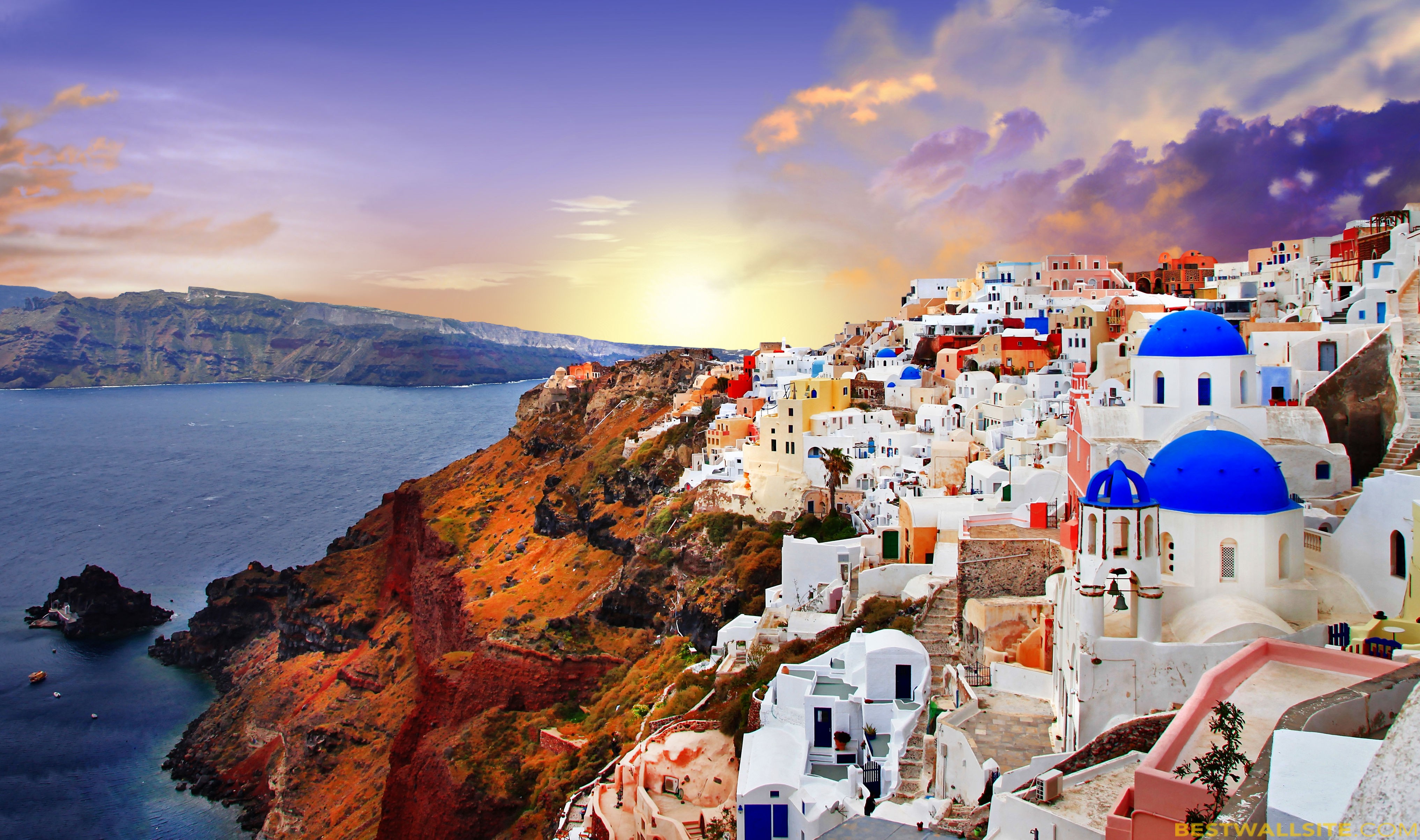 🔥 27 Santorini Greece 4k Wallpapers Wallpapersafari